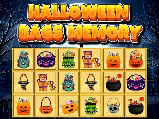 Halloween Bags Memory Game